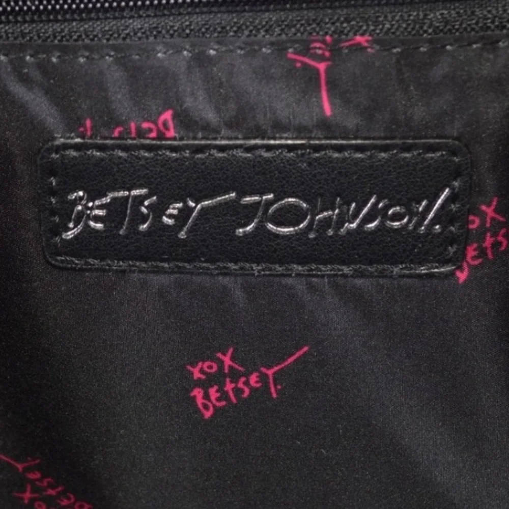 BETSEY JOHNSON Quilted Faux Leather Chain Backpack